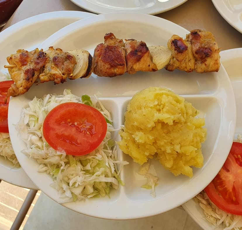 Grilled meat lunch option