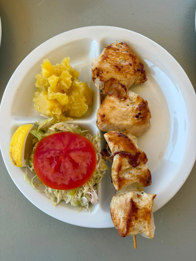 Grilled meat lunch option